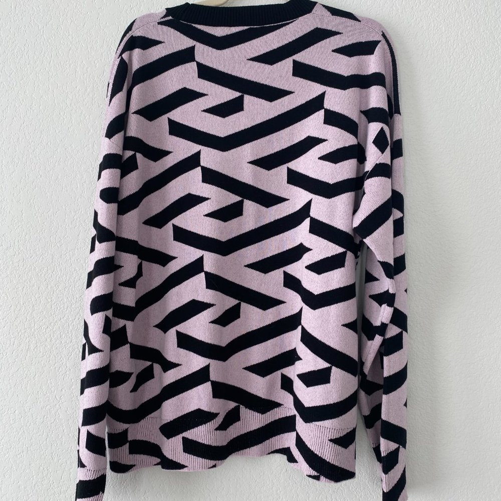 Versace Men's Greca Monogram Sweater - image 3